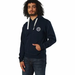 Krew Sweatshirt Full Zip Blue