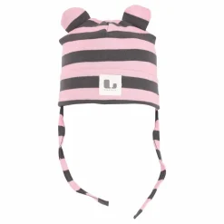 Lane Baby Hat Pink/Grey