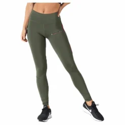 Legging Full Length With Tape Green