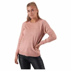 Lesly Kings L/S Pullover Knt Red