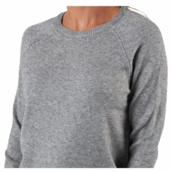 Lesly Kings L/S Pullover Knt Grey