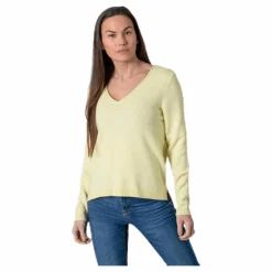 Lesly New V-Neck Pullover Knt Beige
