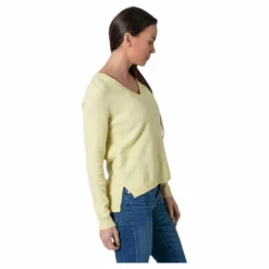 Lesly New V-Neck Pullover Knt Beige