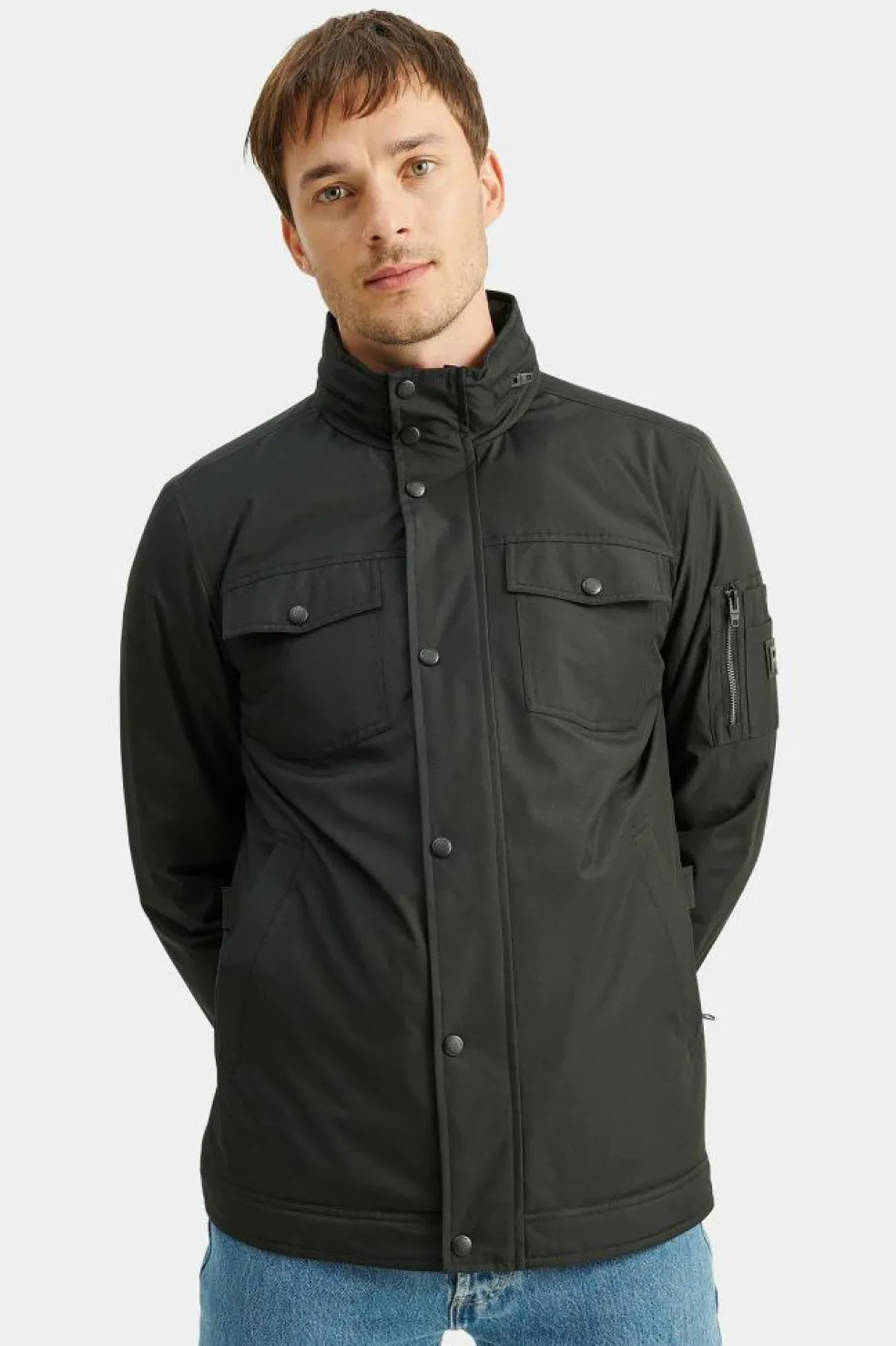 Levy Tech Jacket Black
