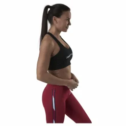 Light Intensity Graphic Bra Black