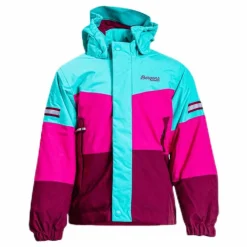 Lilletind Insulated Kids Jacket Pink/Green