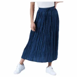 Liva Plisse Skirt Blue