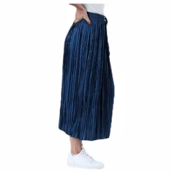 Liva Plisse Skirt Blue