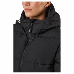 Long Hood Down Parka Black