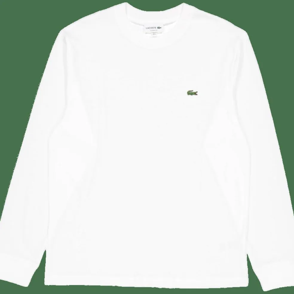 Long Sleeved Cotton T-shirt White