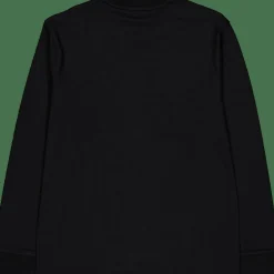 Long Sleeved Cotton T-shirt Black