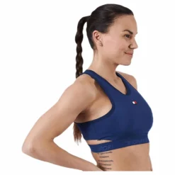 Low Support Removable Pads Bra Blue