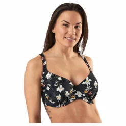 Malaga Padded Wire Bra Black