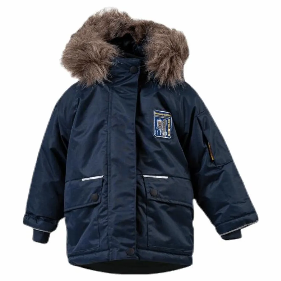 Malik Parka Jacket Blue
