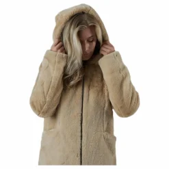 Malou Faux Fur Coat Cc Otw Beige