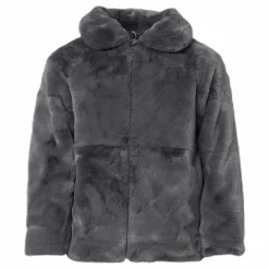 Mamy Faux Fur Jacket Purple