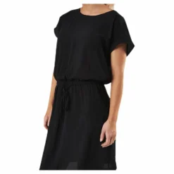 Mariana Myrina S/S Det Dress Wvn Black