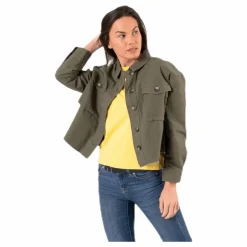 Marina Crop Jacket Green