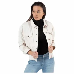 Marina Crop Jacket Grey