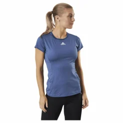 Match Tee Aeroready Blue/White