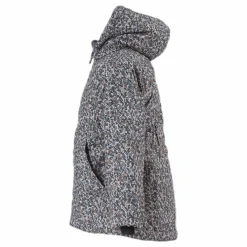 Maxi Jacket Small Flower Orange