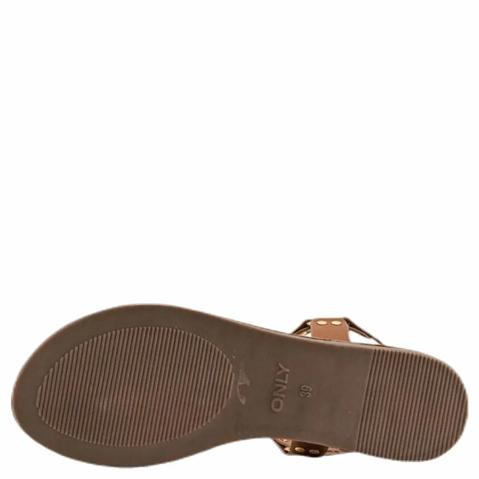 Maya Pu Ankle Wrap Sandal Brown