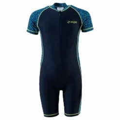 Mayon Printed UVA Swimsuit Blue