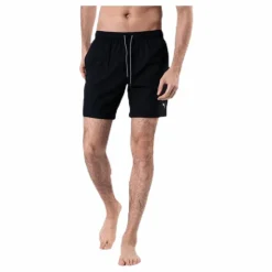 Medium Length Swim Shorts Black