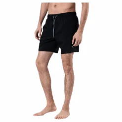 Medium Length Swim Shorts Black