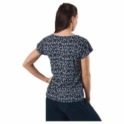 Melanie Capsleeve Blue/Patterned