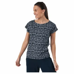 Melanie Capsleeve Blue/Patterned