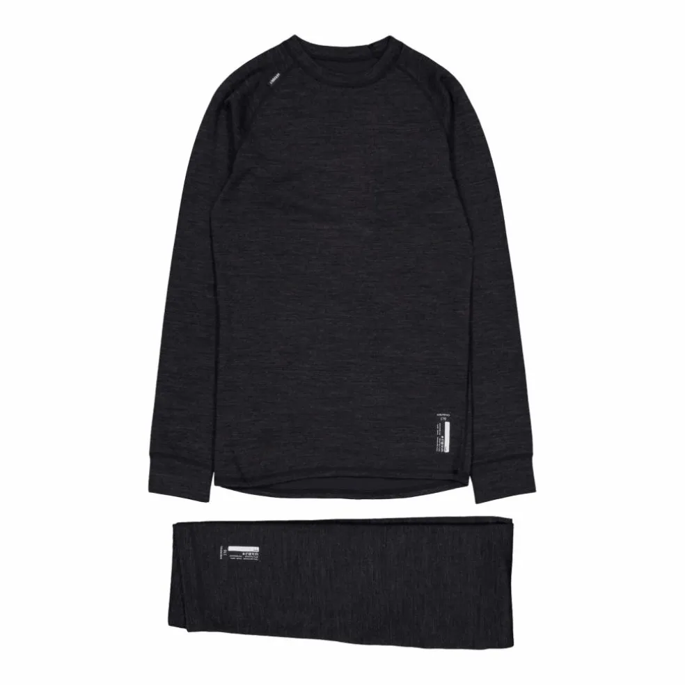 Merino Set Black Melange