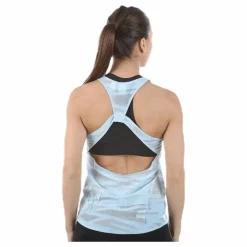 Mesh It Up Layer Tank Blue/Patterned
