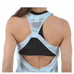 Mesh It Up Layer Tank Blue/Patterned