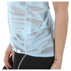 Mesh It Up Layer Tank Blue/Patterned