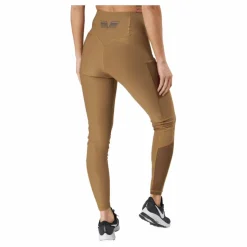 Mesh Pocket Leggings Dark Brown