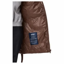 Mid Length Beltet Coat Dark Bark