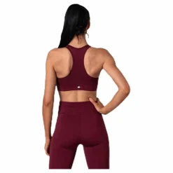 Mid Support Bra Logo Red