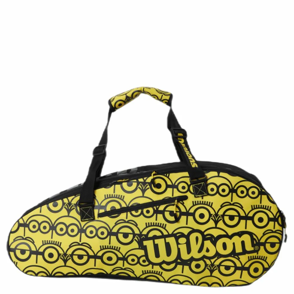 Minions Tour 12Pk Racket Bag Black/Yellow