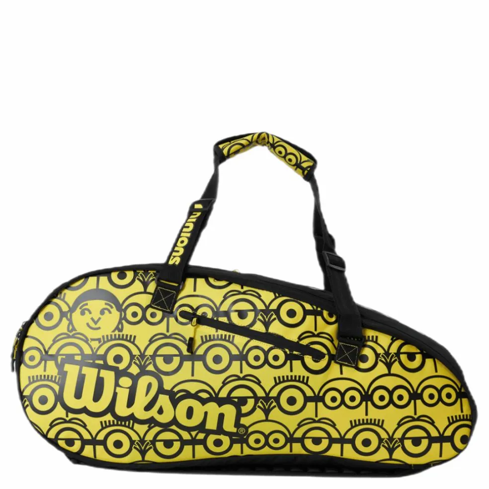 Minions Tour 12Pk Racket Bag Black/Yellow