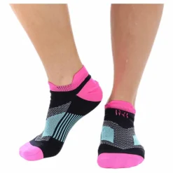Mirenda Thin Running Sock Low-cut Pink/Black