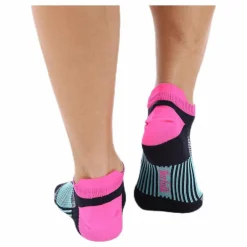 Mirenda Thin Running Sock Low-cut Pink/Black