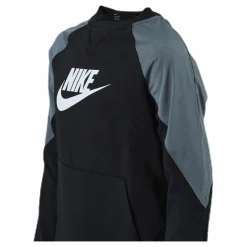 Mixed Material Crew Junior Black/Grey