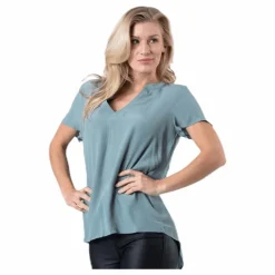 Molly Ss V-Neck Green