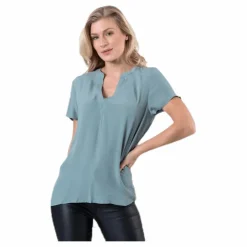 Molly Ss V-Neck Green