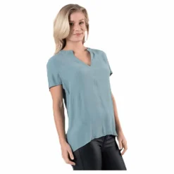 Molly Ss V-Neck Green