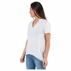 Molly Ss V-Neck White