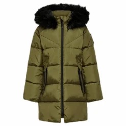 Monica Long Puffer Coat Beige