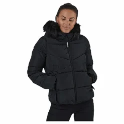Monica Short Puffer Jacket Cc Otw Black