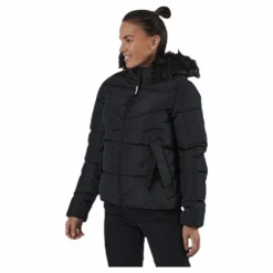 Monica Short Puffer Jacket Cc Otw Black